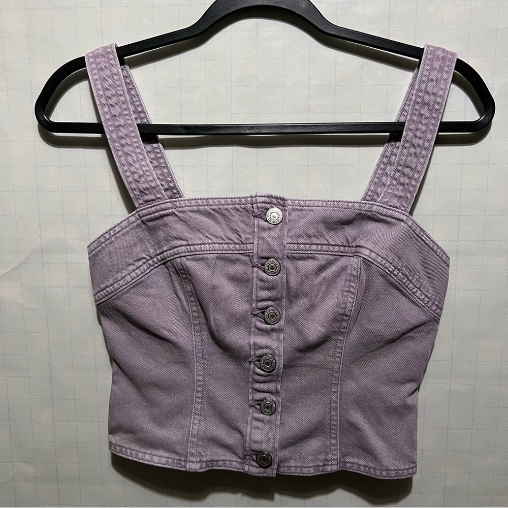 Corset Pastel Purple Top